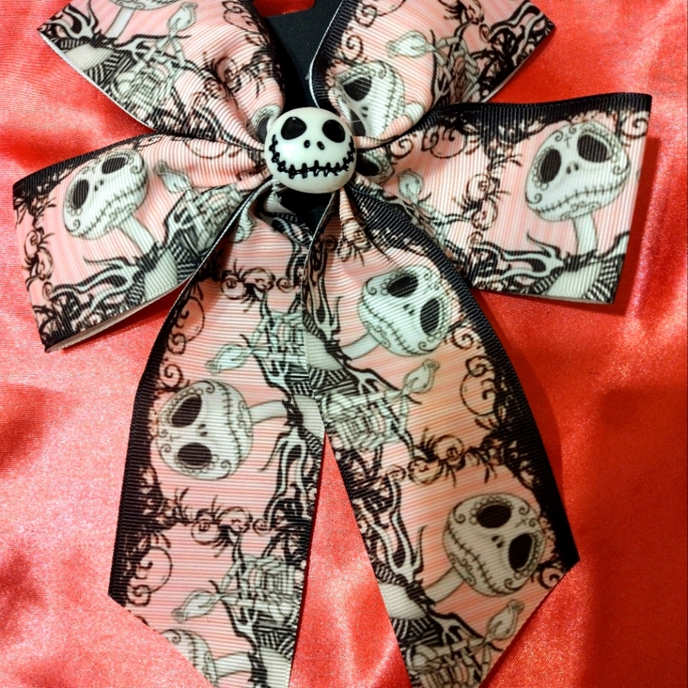 The nightmare before Christmas hair bow